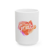 "Grace" Inspirational Ceramic Mug